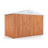 Box in lamiera casetta attrezzi giardino Acciaio Zincato 327x155cm x h2.15m - 114KG - 5.06mq - LEGNO