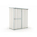Casetta da giardino in lamiera di acciaio 155x100cm x h 192cm - 50kg - 1,55mq