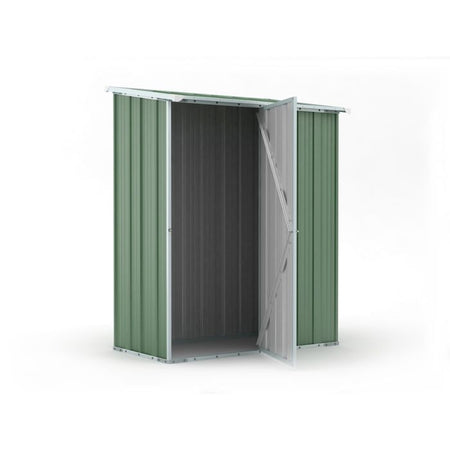 Casetta da giardino in lamiera di acciaio 155x100cm x h 192cm - 50kg - 1,55mq