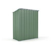 Casetta da giardino in lamiera di acciaio 155x100cm x h 192cm - 50kg - 1,55mq