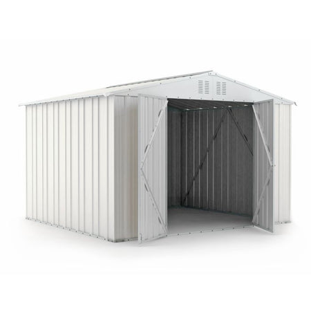 Box in lamiera zincata per esterno 327x269cm x h 215cm - 132 kg - 8,80mq BIANCO