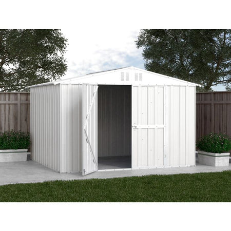Box in lamiera zincata per esterno 327x269cm x h 215cm - 132 kg - 8,80mq BIANCO