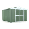 Casetta acciaio da giardino in lamiera zincata 327x269cm x h 215cm - 132 kg - 8,80mq VERDE