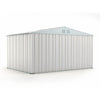 Box deposito in lamiera garage acciaio 403x269cm x h 215cm - 149kg - 10,84mq BIANCO