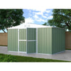 Box deposito garage giardino in lamiera zincata 403x269cm x h 215cm - 149kg - 10,84mq VERDE