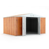 Capanno per esterno box in acciaio casetta da giardino 403x269cm x h 215cm - 149kg - 10,84mq LEGNO
