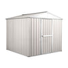 Capanno per esterno in lamiera di acciaio zincata 275x175cm x h 212cm - 87 kg - 4,81mq BIANCO