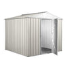 Capanno per esterno in lamiera di acciaio zincata 275x175cm x h 212cm - 87 kg - 4,81mq BIANCO