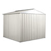 Capanno per esterno in lamiera di acciaio zincata 275x175cm x h 212cm - 87 kg - 4,81mq BIANCO