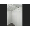 Capanno per esterno in lamiera di acciaio zincata 275x175cm x h 212cm - 87 kg - 4,81mq BIANCO