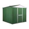 Deposito attrezzi giardino in lamiera di acciaio zincata 275x175cm x h 212cm - 87 kg - 4,81mq VERDE