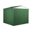 Deposito attrezzi giardino in lamiera di acciaio zincata 275x175cm x h 212cm - 87 kg - 4,81mq VERDE
