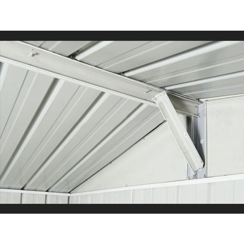 Capanno per esterno in lamiera di acciaio zincata 275x175cm x h 212cm - 87 kg - 4,81mq