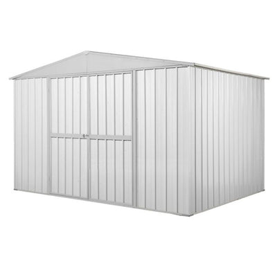 Deposito attrezzi da giardino cantiere box 360x175cm x h 212cm - 110 kg - 6,30 mq BIANCO