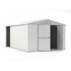Capanno box attrezzi i per esterno casetta giardino in lamiera 327x459cm x h 215cm - 201 kg - 15,01 mq