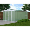 Capanno box attrezzi i per esterno casetta giardino in lamiera 327x459cm x h 215cm - 201 kg - 15,01 mq