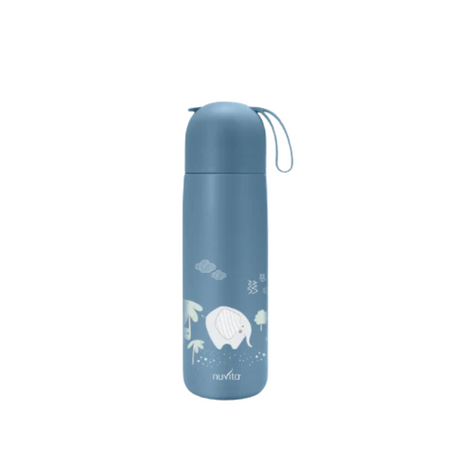 Borraccia termica in acciaio con manico in silicone 400 ml Nuvita