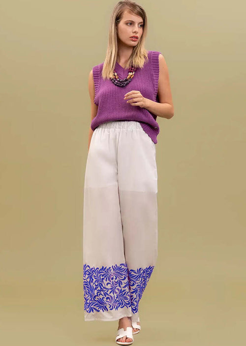 NUALY-DAILY-|-Pantalone-con-ricamo