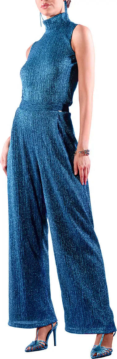 NUALY-GLAMOUR-|-Pantalone-laminato