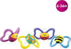 Nuby-Succhietto-PACI-PALS-6---36-Mesi-Assortito