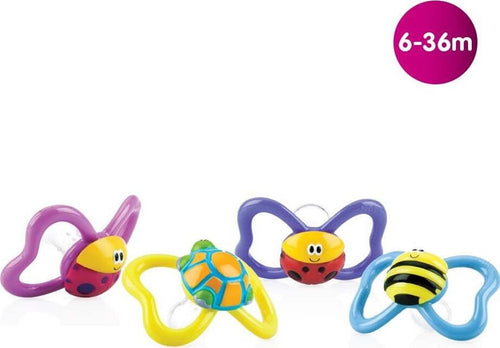 Nuby-Succhietto-PACI-PALS-6---36-Mesi-Assortito