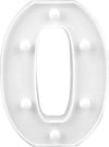 Numero 0 Luminoso Bianco A Led Decoro Per Eventi Feste Luce Calda 3000k 16x3cm Casa, arredamento e bricolage > Prodotti per Feste Trade Shop italia - Napoli, Commerciovirtuoso.it