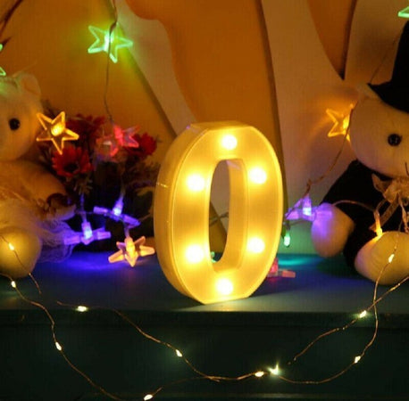 Numero-0-Luminoso-Bianco-A-Led-Decoro-Per-Eventi-Feste-Luce-Calda-3000k-16x3cm