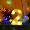 Numero 2 Luminoso Bianco A Led Decoro Per Eventi Feste Luce Calda 3000k 16x3cm Casa, arredamento e bricolage > Prodotti per Feste Trade Shop italia - Napoli, Commerciovirtuoso.it