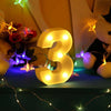 Numero 3 Luminoso Bianco A Led Decoro Per Eventi Feste Luce Calda 3000k 16x3cm Casa, arredamento e bricolage > Prodotti per Feste Trade Shop italia - Napoli, Commerciovirtuoso.it