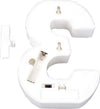Numero 3 Luminoso Bianco A Led Decoro Per Eventi Feste Luce Calda 3000k 16x3cm Casa, arredamento e bricolage > Prodotti per Feste Trade Shop italia - Napoli, Commerciovirtuoso.it