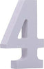 NUMERO 4 IN LEGNO BIANCO 11CM DECORAZIONE CONFETTATA MATRIMONIO COMPLEANNO PROMESSA Illuminazione/Illuminazione per interni/Illuminazione speciale/Insegne luminose Trade Shop italia - Napoli, Commerciovirtuoso.it
