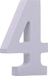 Numero-4-In-Legno-Bianco-11cm-Decorazione-Confettata-Matrimonio-Compleanno-Promessa