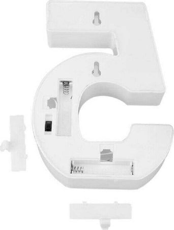 Numero 5 Luminoso Bianco A Led Decoro Per Eventi Feste Luce Calda 3000k 16x3cm Casa, arredamento e bricolage > Prodotti per Feste Trade Shop italia - Napoli, Commerciovirtuoso.it