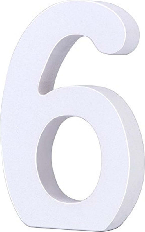 NUMERO 6 IN LEGNO BIANCO DECORAZIONE CONFETTATA MATRIMONIO COMPLEANNO PROMESSA Illuminazione/Illuminazione per interni/Illuminazione speciale/Insegne luminose Trade Shop italia - Napoli, Commerciovirtuoso.it