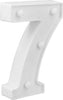 Numero 7 Luminoso Bianco A Led Decoro Per Eventi Feste Luce Calda 3000k 16x3cm Illuminazione/Illuminazione per interni/Illuminazione speciale/Insegne luminose Trade Shop italia - Napoli, Commerciovirtuoso.it