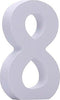 NUMERO 8 IN LEGNO BIANCO 11CM DECORAZIONE CONFETTATA COMPLEANNO ARREDO CASA TAVOLO Illuminazione/Illuminazione per interni/Illuminazione speciale/Insegne luminose Trade Shop italia - Napoli, Commerciovirtuoso.it