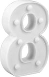 Numero 8 Luminoso Bianco A Led Decoro Per Eventi Feste Luce Calda 3000k 16x3cm Casa, arredamento e bricolage > Prodotti per Feste Trade Shop italia - Napoli, Commerciovirtuoso.it
