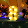 Numero-8-Luminoso-Bianco-A-Led-Decoro-Per-Eventi-Feste-Luce-Calda-3000k-16x3cm