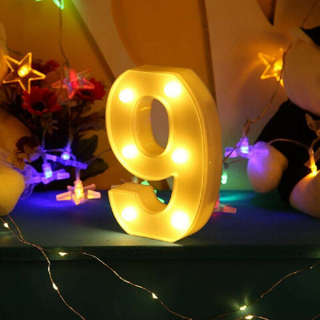 Numero 9 Luminoso Bianco A Led Decoro Per Eventi Feste Luce Calda 3000k 16x3cm Casa, arredamento e bricolage > Prodotti per Feste Trade Shop italia - Napoli, Commerciovirtuoso.it