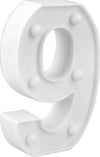 Numero 9 Luminoso Bianco A Led Decoro Per Eventi Feste Luce Calda 3000k 16x3cm Casa, arredamento e bricolage > Prodotti per Feste Trade Shop italia - Napoli, Commerciovirtuoso.it