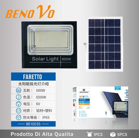 Nuovo-Faro-solare-LED-80W-120W-200W-400W-600W-Sensore-Crepuscolare-150Lm/W-ip66