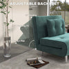 NUOVO-Poltrona-Letto-a-sedia-materasso-brandina-Letto-Singolo-con-Schienale-Reclinabile-in-Velluto,-100x88x83cm,-Verde-Scuro-F839-893V01DGA