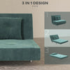 NUOVO-Poltrona-Letto-a-sedia-materasso-brandina-Letto-Singolo-con-Schienale-Reclinabile-in-Velluto,-100x88x83cm,-Verde-Scuro-F839-893V01DGA