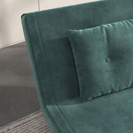 NUOVO-Poltrona-Letto-a-sedia-materasso-brandina-Letto-Singolo-con-Schienale-Reclinabile-in-Velluto,-100x88x83cm,-Verde-Scuro-F839-893V01DGA