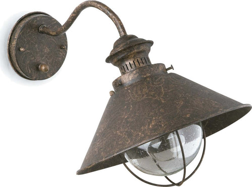 NÁUTICA 310 Lampada da parete marrone ossido Illuminazione/Illuminazione per interni/Illuminazioni per pareti/Applique Led Mall Home - Napoli, Commerciovirtuoso.it