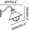 NÁUTICA 310 Lampada da parete marrone ossido Illuminazione/Illuminazione per interni/Illuminazioni per pareti/Applique Led Mall Home - Napoli, Commerciovirtuoso.it