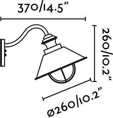 NÁUTICA 310 Lampada da parete marrone ossido Illuminazione/Illuminazione per interni/Illuminazioni per pareti/Applique Led Mall Home - Napoli, Commerciovirtuoso.it