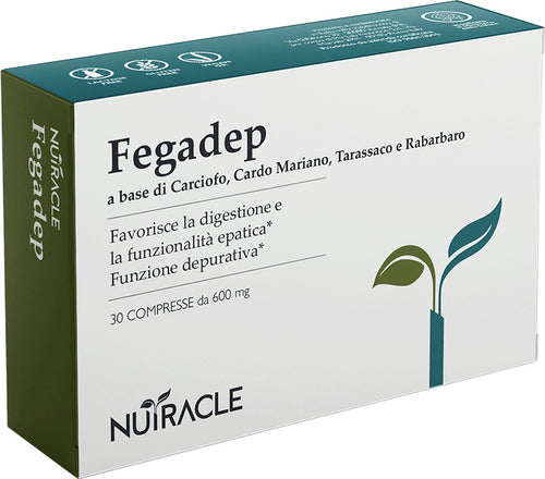 Nutracle Fegadep 30 Compresse 600 mg - per Depurare e Disintossicare Il Fegato - Integratore Forte con Cardo Mariano, Carciofo, Tarassaco e Rabarbaro - Drenante Diuretico Detox Salute e cura della persona/Vitamine minerali e integratori/Integratori di sostanze e preparati vegetali/Carciofo MyLab Nutrition - Roma, Commerciovirtuoso.it