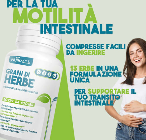 Nutracle-grani-di-herbe-80-compresse-(fornitura-+-2-mesi)---13-erbe-per-colon-e-intestino-pigro-contro-stitichezza-forte-e-pancia-gonfia-|-integratore-per-transito-intestinale-|-made-in-italy