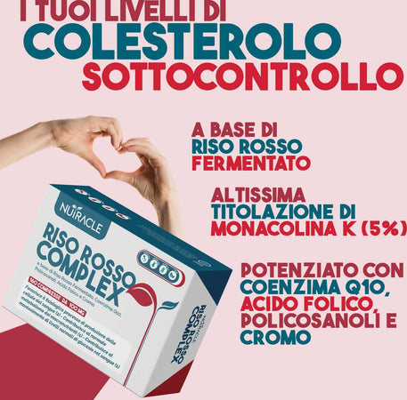 Nutracle-riso-rosso-fermentato-160-compresse---integratore-colesterolo-con-monacolina-k,-acido-folico,-coenzima-q10,-policosanoli-e-gamma-orizanolo